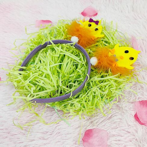 CIEOVO 200 g 7.0 oz Easter Basket Grass Craft Shredded Tissue Raffia Gift Filler Paper Shreds for Spring Easter Baskets Egg Stuffers Spring Party Supplies Decorations in Saudi Arabia
