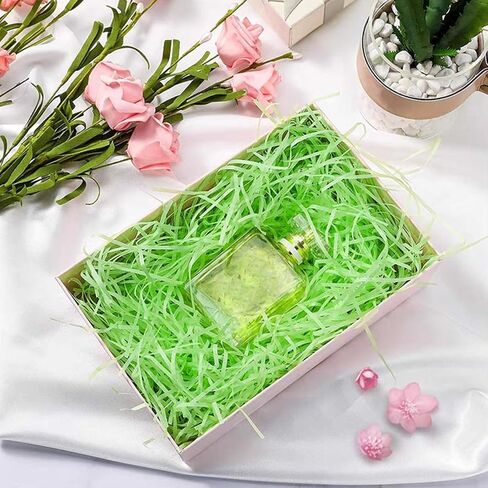 CIEOVO 200 g 7.0 oz Easter Basket Grass Craft Shredded Tissue Raffia Gift Filler Paper Shreds for Spring Easter Baskets Egg Stuffers Spring Party Supplies Decorations in Saudi Arabia