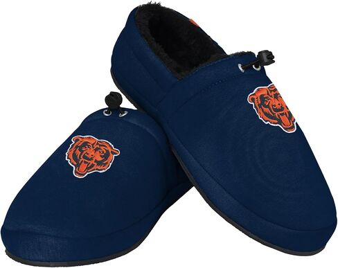 FOCO Chicago Bears NFL Mens Big Logo Athletic Moccasin Slippers in Saudi Arabia
