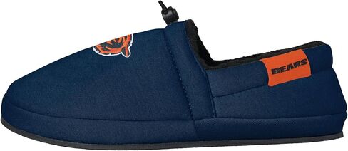 FOCO Chicago Bears NFL Mens Big Logo Athletic Moccasin Slippers in Saudi Arabia