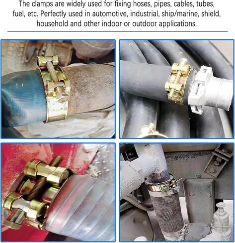 6 عبوات 29-31 مم معرف نطاق T-Bolt خرطوم المشبك مع مفاتيح الربط، 304 الفولاذ المقاوم للصدأ الثقيلة الأذن المشبك أنبوب المشبك قابل للتعديل الأنابيب المشابك ل1.1 ''-1.2'' ديا مجموعة خرطوم in Kuwait