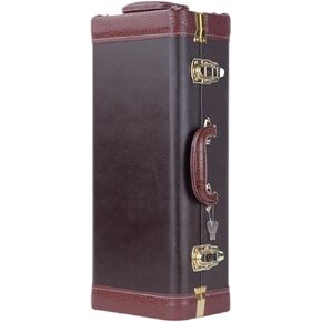 حافظة ألتو ساكسفون، حقيبة تخزين، إكسسوارات، خفيفة الوزن وعملية ومستطيلة مع مقبض ومتينة وقابلة للحمل، بني in Kuwait