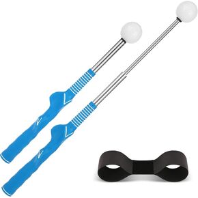 Retractable Golf Swing Trainer-Portable Indoor/Outdoor Swing Plane Aid for Muscle Memory,Tempo & Anti-Slice Training,Adjustable Golf Practice Tool for All Skill Levels. in Saudi Arabia