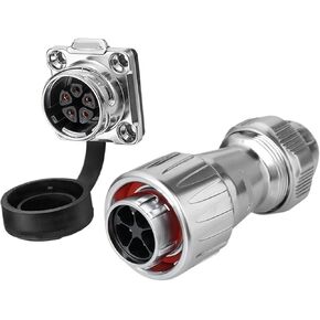 Fence four-hole plastic cover DZ-20 connector lighting LED lamp 2 3-core 4-core 12-core industrial equipment aviation(9 core) in Kuwait