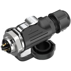 Panel metal reverse mount (locking wire) locking screw power waterproof connector EW-LP16 panel metal 2/3/4/5-pin reverse mount aviation socket(EW-LP16-3P) in Kuwait