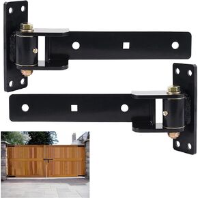 Heavy Duty Gate Hinges 13", 900 LBS Load Capacity Carbon Steel Strap Hinges with Ball Bearings for Smooth Swing, Bolt/Weld-On for Wooden/Metal Gates, Barn, Fence, Sheds Doors, 2Pcs(Patent Pending) in Kuwait
