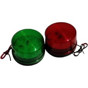LED تحذير ضوء لمبة الدورية وامض إشارة برج مصباح التيار المتناوب/DC12V الأحمر Led ستروب ضوء إشارة صناعية مصباح تحذير صغير (أحمر) in Kuwait