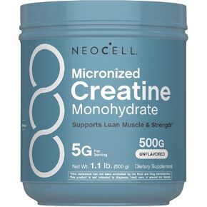 NeoCell Creatine Monohydrate Powder | 1.1 lb | Unflavored | Micronized Supplement | for Women and Men in Kuwait