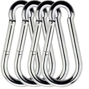 4 قطع من مشابك حلقة التثبيت شديدة التحمل، خطاف زنبركي لمنع الصدأ المجلفن مقاس 3.15 بوصة للصالة الرياضية، والمشي لمسافات طويلة، وسلاسل الحيوانات الأليفة، والتخييم، وتعليق النباتات، وحلقة مفاتيح، بوزن 440 رطلًا in Kuwait