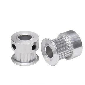 MXL K-Type 20/22Teeth Timing Pulley Bore 3.175-8mm Width 6/10mm 1Pcs(8mm,20 Teeth,7mm) in Kuwait