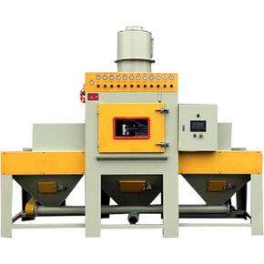 خزانة سفع الرمل الأوتوماتيكية مع فاصل إعصاري، آلة سفع الرمل الفعالة للسفع الدقيق، آلة سفع الرمل المتينة مع إزالة الغبار تلقائيًا وإعادة التدوير in Kuwait