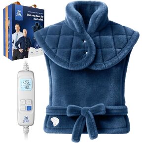 وسادة تسخين بوب وبراد لتخفيف آلام الظهر، وسادة حرارية كهربائية مؤهلة من FSA لأكتاف الرقبة والجسم بالكامل، تصميم مرجح الحافة، تسخين سريع، معتمد من ETL، هدية للنساء والرجال 24 بوصة × 33 بوصة in Kuwait