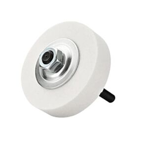 1pc Grinding Stone Wool Wheel Cloth RoundDisc Wheel Abrasive Tool for Bench Grinder Metal Working Fit for 20mm Hole(Yellow) in Saudi Arabia
