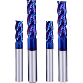 قاطعة طحن نهاية كربيد التنجستن 4 مزامير HSS HRC 65 درجة مطحنة نهاية مسطحة 4 مزامير فولاذ كربيد التنجستن 1 مم إلى 20 مم أداة قطع التصنيع باستخدام الحاسب الآلي - حافة مربعة (D10.0xD10xL75) in Kuwait