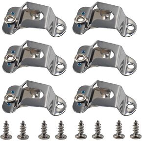 6Pcs Microphone Holders - Heavy Duty Mic Hanger Clips with Mounting Screws for Handheld CB Radio Microphones, Compatible with GM300 GM3688 GM3188 GM950 SM120 Mobile Radios in Kuwait