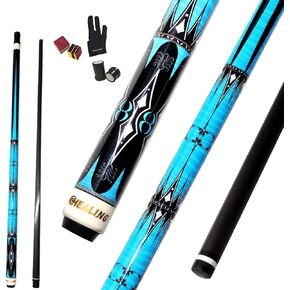 عصا بلياردو من ألياف الكربون، عصا لعب برأس 11.8 مم، عمود من ألياف الكربون بنسبة 100%، 1/2 عصا بلياردو احترافية، 58 بوصة مع موصل 8 أسنان لعشاق البلياردو in Kuwait