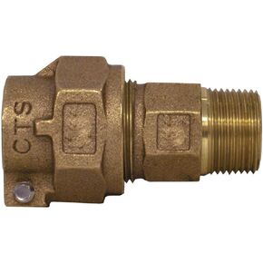 أسطورة 1 بوصة ضياء. × 3/4 بوصة ضياء. MNPT To PACK JOINT وصلة التوصيل البرونزية ذات الحزمة المشتركة in Kuwait