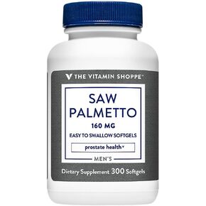 The Vitamin Shoppe Saw Palmetto Extract 160mg, Supplement for (300 Softgels) in Kuwait