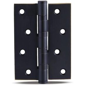 مفصلات تحمل نحاسية سميكة من قطعة واحدة مقاس 4 بوصة × 3 بوصة × 3 مم 5 بوصة × 3 بوصة × 3 مم ذهب أسود مع براغي قطعة واحدة (أسود كامل، 5 بوصة) in Kuwait