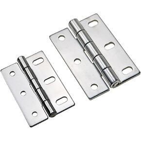 الفولاذ المقاوم للصدأ غير المتماثلة الخصر ثقب المفصلي صندوق الطاقة الكهربائية الصناعية باب خزانة 1 قطعة (أبيض) in Kuwait