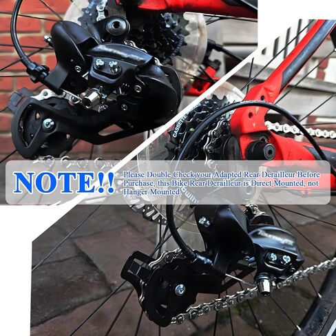 RD-TX800 8 Speed Rear Derailleur, Direct Mount for Hybrid, Commuter, Mountain, Road & Snowmobile Trail Bikes, Universal Replacement with High Compatibility in Saudi Arabia