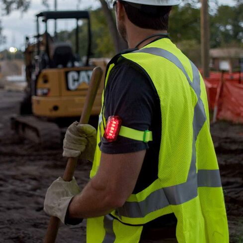 Foxfire PSL56-R Personal Safety Light for Nighttime Visibility, Cyclist, First Responders, Highway Safety, Construction in Saudi Arabia