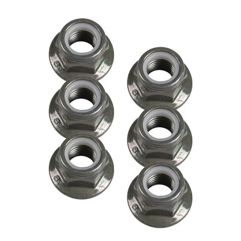 M10x1.25, Flang, Nylon, Lock Nut, Pack of 6, OEM 7547333 in Saudi Arabia