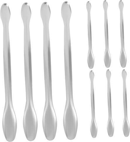 Cabilock 10Pcs Laboratory Sampling Spoons for Experimenting with Powders and Cosmetics Non Stick and Resistant Design in Saudi Arabia