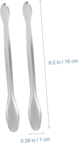 Cabilock 10Pcs Laboratory Sampling Spoons for Experimenting with Powders and Cosmetics Non Stick and Resistant Design in Saudi Arabia