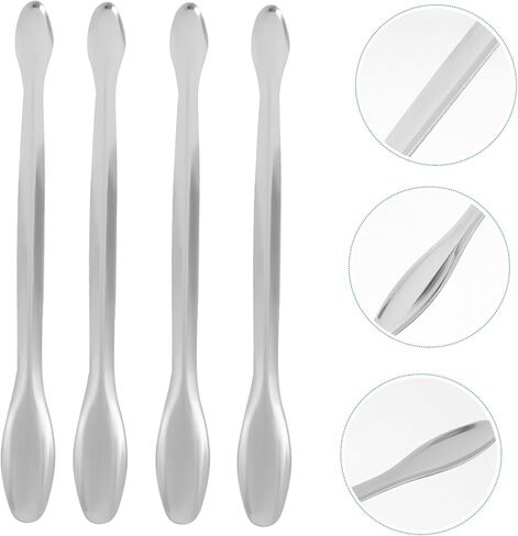 Cabilock 10Pcs Laboratory Sampling Spoons for Experimenting with Powders and Cosmetics Non Stick and Resistant Design in Saudi Arabia