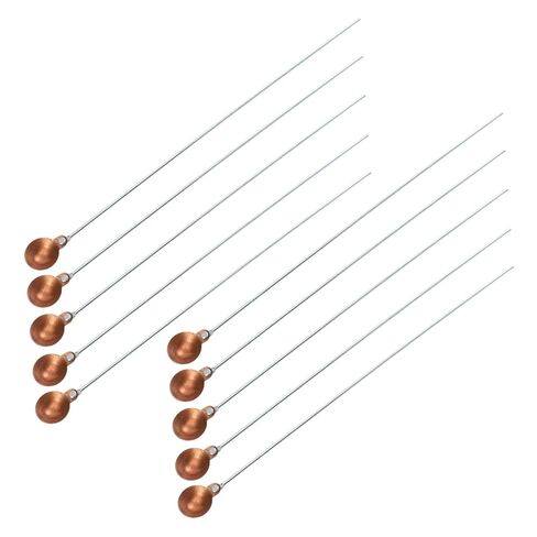 Cabilock 10Pcs Copper Burning Spoons Chemical Combustion Instrument for Safe Laboratory Experiments Design with Long Handle for Heat Applications and Reagent Mixing in Saudi Arabia