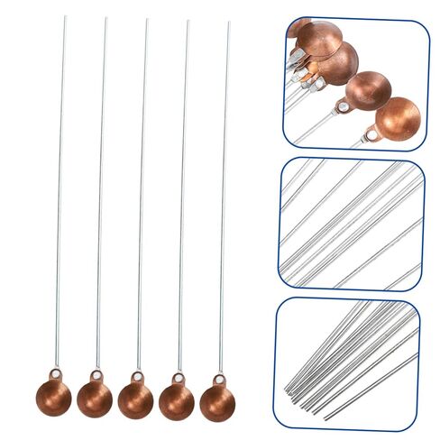 Cabilock 10Pcs Copper Burning Spoons Chemical Combustion Instrument for Safe Laboratory Experiments Design with Long Handle for Heat Applications and Reagent Mixing in Saudi Arabia