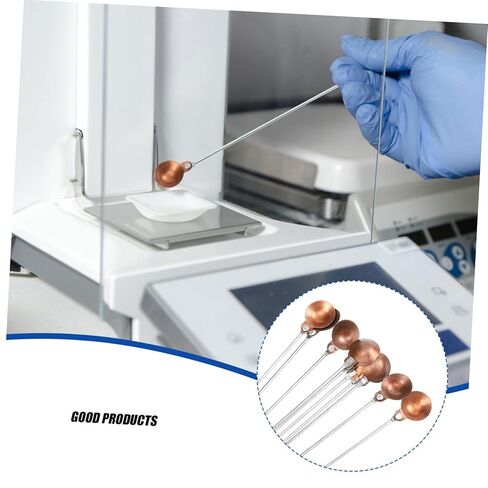 Cabilock 10Pcs Copper Burning Spoons Chemical Combustion Instrument for Safe Laboratory Experiments Design with Long Handle for Heat Applications and Reagent Mixing in Saudi Arabia