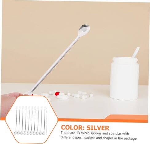 13 قطعة من ملاعق قياس العينات من Luxshiny لخلط السوائل ومجارف الطعام العملية للاستخدام في المختبر in Kuwait