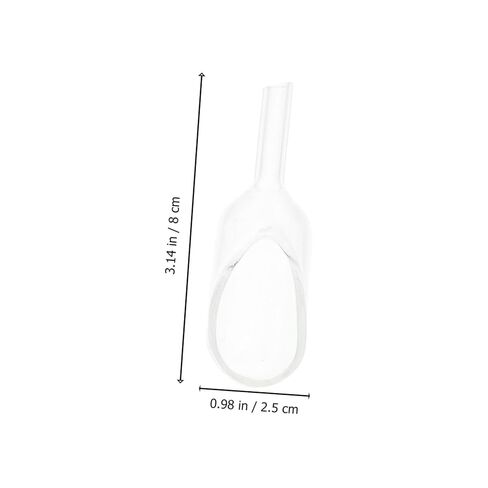 Glass Weighing Spoon Funnel Glass Weighing Tool for Laboratory Samples Portable and Versatile Measuring for Research and Home Use in Saudi Arabia