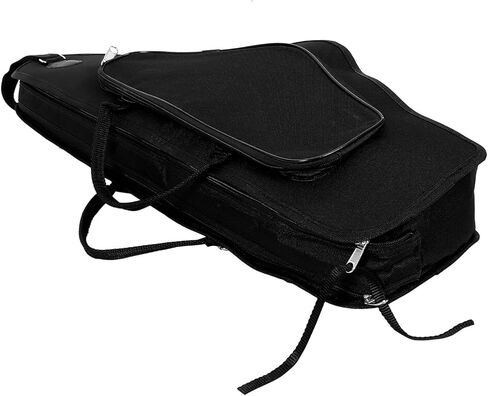 حقيبة ظهر ألتو ساكسفون مضادة للماء ومضادة للصدمات مع أشرطة قابلة للتعديل وحقيبة تخزين عالمية للسفر والأداء باللون الأسود in Kuwait