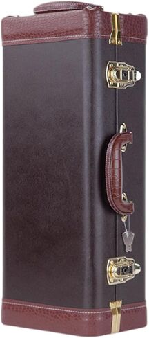 حافظة ألتو ساكسفون، حقيبة تخزين، إكسسوارات، خفيفة الوزن وعملية ومستطيلة مع مقبض ومتينة وقابلة للحمل، بني in Kuwait