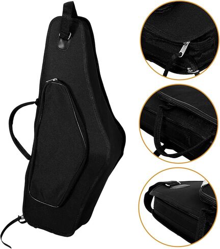 كيسانجيل حقيبة ظهر مزدوجة مضادة للماء ألتو ساكسفون مع بطانة مقاومة للصدمات، حقيبة تخزين ساكسفون محمولة للسفر مع أشرطة كتف قابلة للتعديل لحماية الأدوات in Kuwait