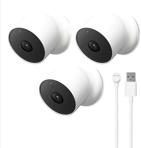Google Nest Cam Outdoor or Indoor, Battery - 2nd Generation - 6 Pack in Saudi Arabia