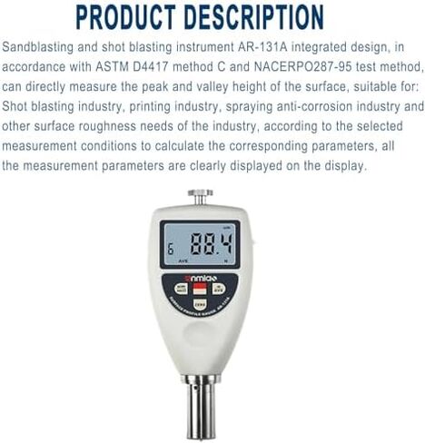 مقياس خشونة السطح، مقياس رقمي لملف تعريف السطح، مخرج بيانات USB، نطاق القياس: 0~750um والدقة 1μm، وظيفة تحويل الوحدة الإمبراطورية in Kuwait
