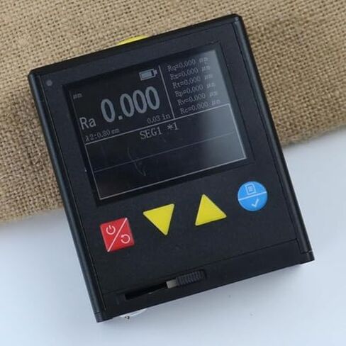 Handheld Surface Roughness Tester Meter,Industrial High Precision Roughness Gauge,Curve Display,Parameters (um) Ra/RZ/Rq/Rt/RP/RV/RC,Stroke Length 5.6mm in Saudi Arabia