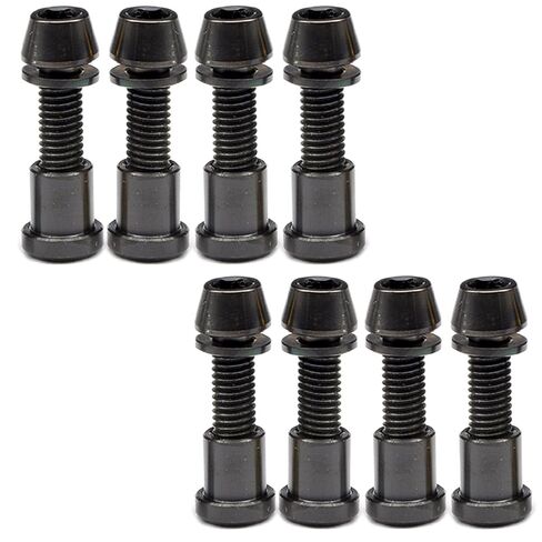 nut,Hexagonal nut, 8 Pcs M5x16/18/20mm Hex Key Head Washer Screws + M5 Titanium Nut for Carbon Fiber Fork Lock in Saudi Arabia