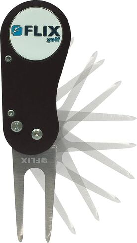 Charter Flix Golf Automatic Divot Repair Tool Great Item Black in Saudi Arabia