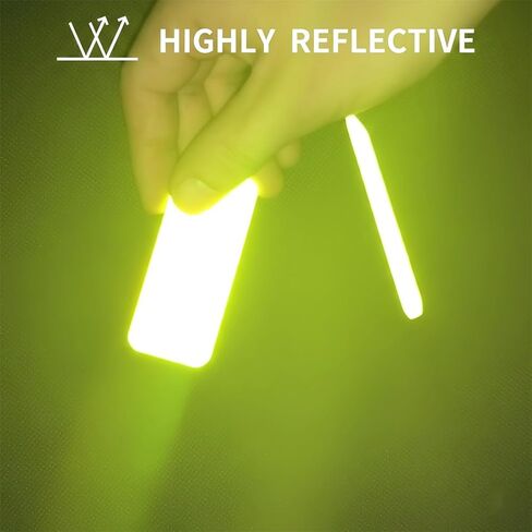 Reflective Stickers 3M DG3 Diamond Grade, 20 Pcs Waterproof Safety Reflective Tape for Truck Trailer Bike Motorcycle, 3.15"x1.18" Fluorescent Yellow-Green Reflectors for Driveway Entrance in Kuwait