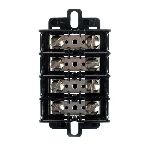 Ideal 89-504 Terminal Strips, Slotted Nickle Plated Steel, 4 Poles, 22 to 6 AWG in Saudi Arabia