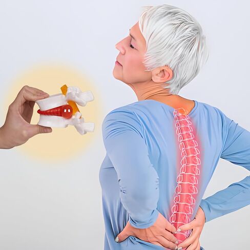 نموذج فتق القرص القطني التشريحي البشري من بريسكي: 1.5 مرة بالحجم الطبيعي للقرص القطني أداة نموذج للتدريس - للعروض الطبية والتعلم والتعليم والعروض العلمية in Kuwait