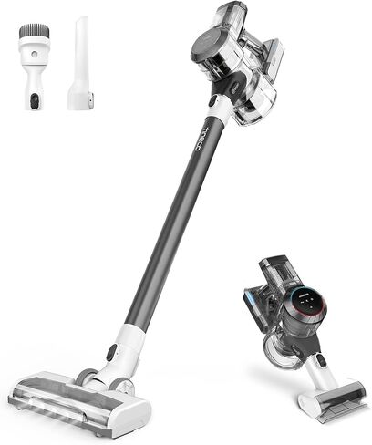 Tineco Pure ONE S15 Essentials Cordless Vacuum Cleaner, Stick Vacuum Rechargeable with Anti-Tangle Brush, LED Headlights for Hard Floor, Pet Hair & Home Cleaning in Saudi Arabia
