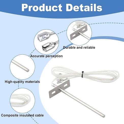 1181996 Oven Thermostat Probe Compatible with Southbend Range B-Series,BGS/12SC BGS/22SC CG90-1 EB/10CCH EB/10PC EB/10RT EB/20CCH EB/20PC EB/20RT EB/20SC EH-10CCH EH-10PC in Kuwait