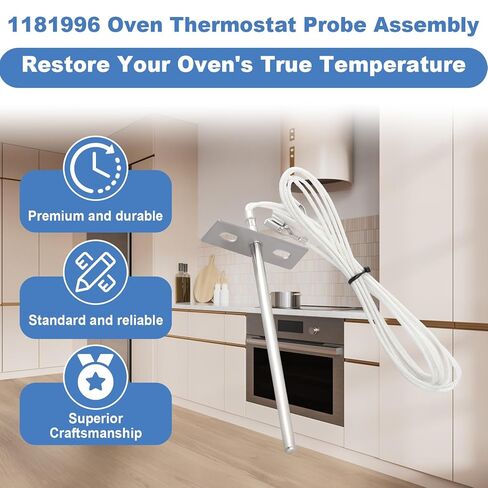 1181996 Oven Thermostat Probe Compatible with Southbend Range B-Series,BGS/12SC BGS/22SC CG90-1 EB/10CCH EB/10PC EB/10RT EB/20CCH EB/20PC EB/20RT EB/20SC EH-10CCH EH-10PC in Kuwait