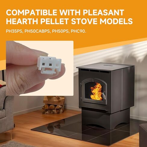 SRV7000-669 Exhaust Probe Compatible with Quadrafire, Pleasant Hearth, Pelpro Models PH35PS, PH50CABPS, PH50PS, PHC90, PP130, PP150, PP60, PP70, PPC90 - Replacement Exhaust Temperature Sensor in Saudi Arabia